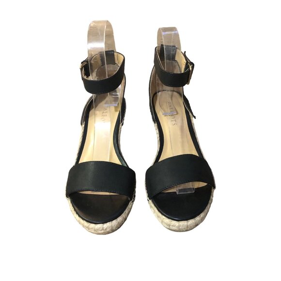 Talbots Espadrilles Womens 6.5 Used Black Leather - Picture 12 of 16